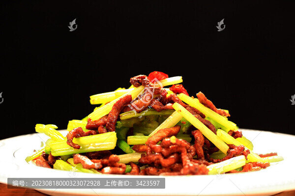 芹菜炒肉絲