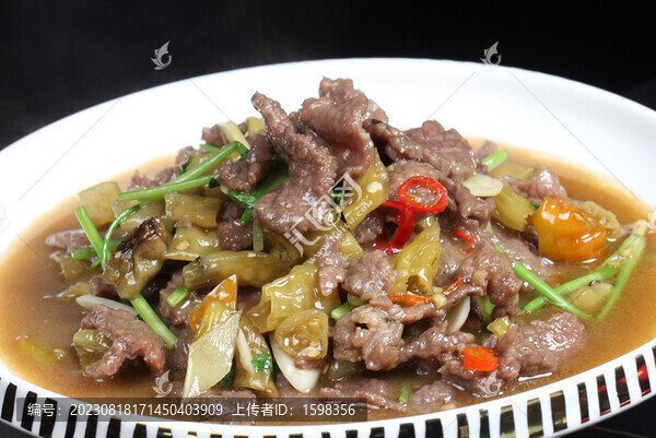 泡椒香菜牛肉