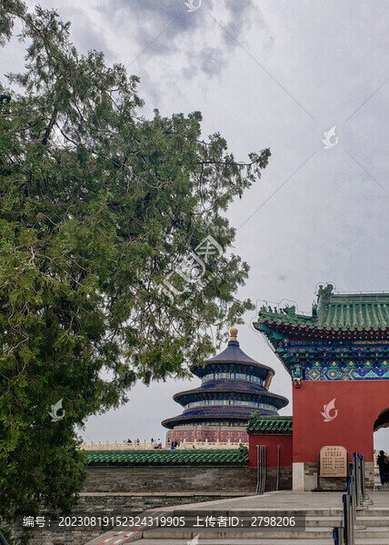 樹蔭下的祈年殿