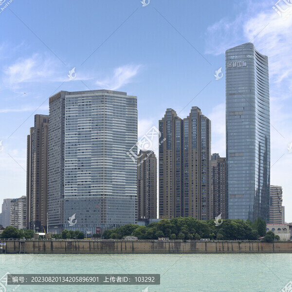長沙城市的高樓大廈