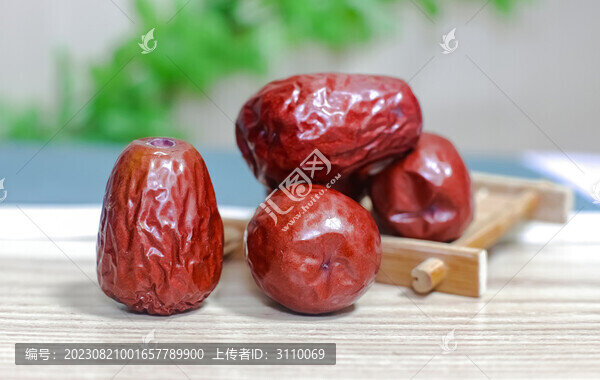 美食食材大紅棗