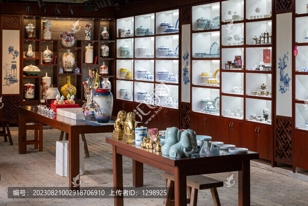 精美瓷器展示
