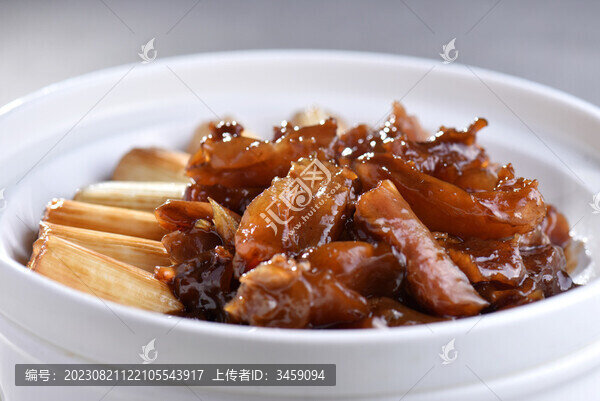 蔥燒牛筋