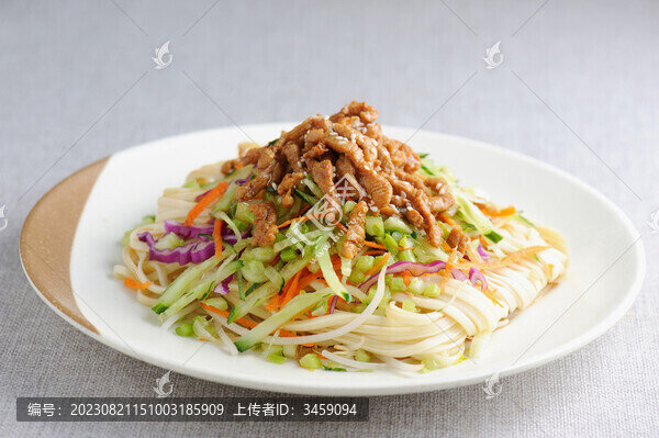 肉絲拌川