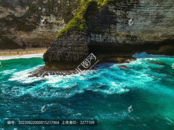 巴厘島精靈沙灘航拍