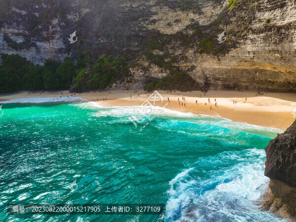 巴厘島精靈沙灘航拍