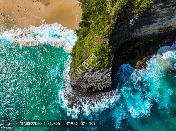 巴厘島精靈沙灘航拍