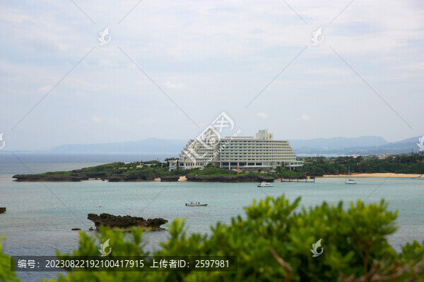 沖繩島的海島