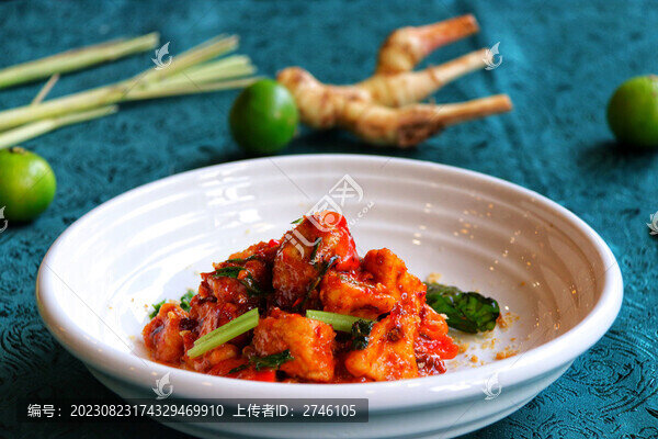 泰式辣椒膏炒猴頭菇