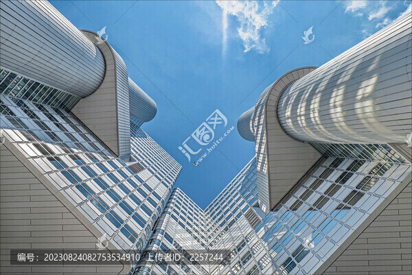 仰拍建筑