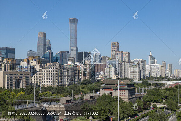 明城墻遺址與中國尊