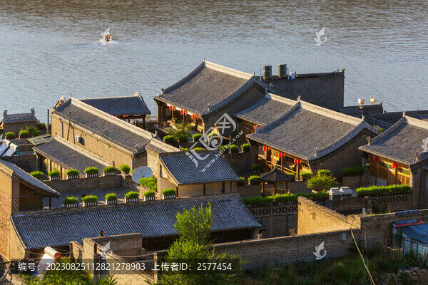 黃昏的磧口古鎮(zhèn)