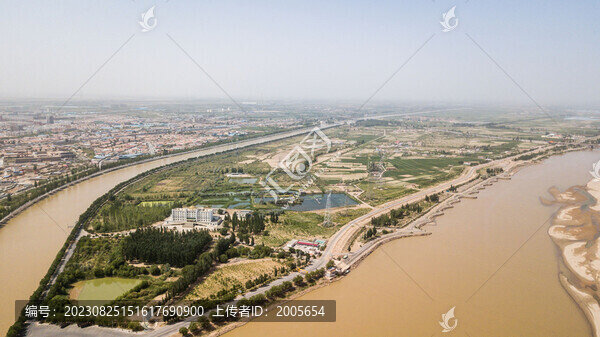 內(nèi)蒙古河套平原風(fēng)景