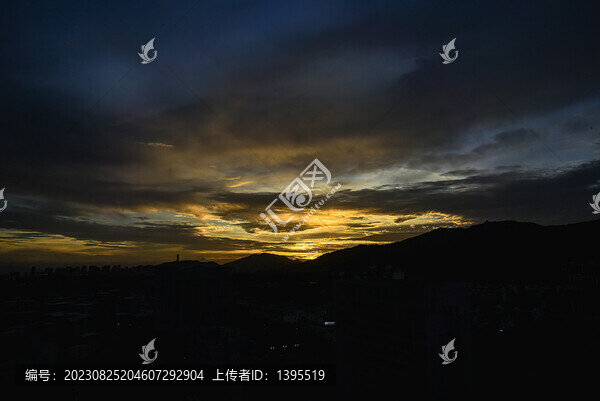 天空云彩晚霞
