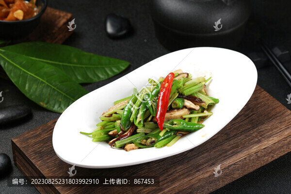 芹菜蠔油香菇