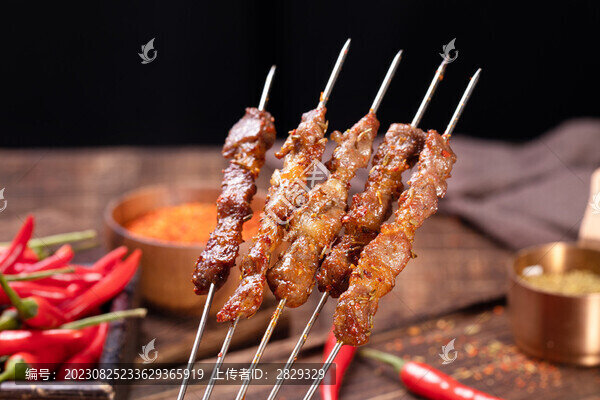 烤牛肉串