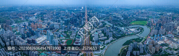 成都高新區(qū)全景圖