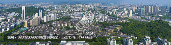 紹興書圣故里全景航拍