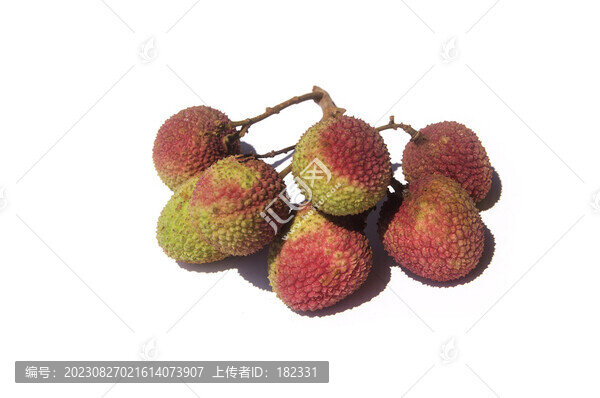 荔枝白底圖