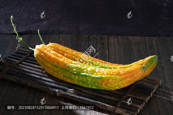 成熟了的苦瓜