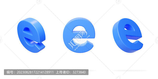 英文字母e拼音拼寫語言3D