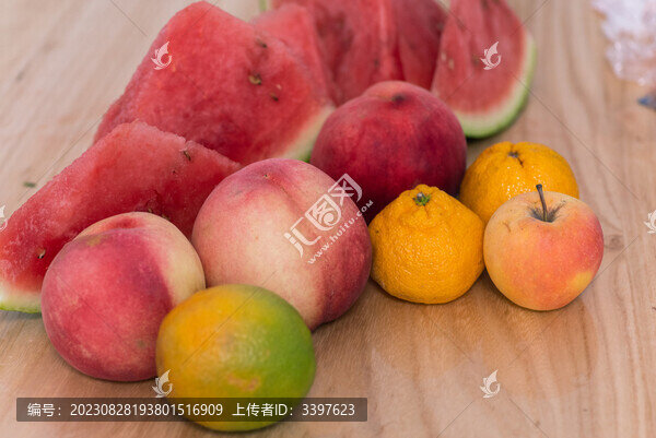 美味的水果夏季消暑美食