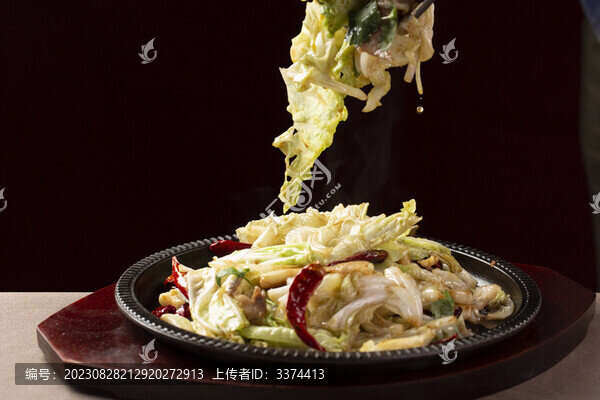 生焗白菜