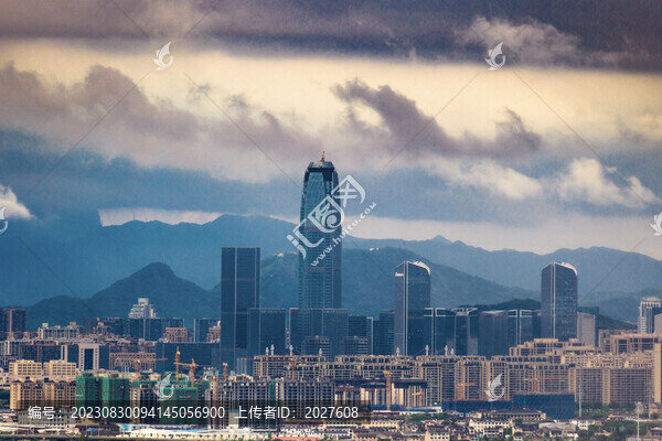 遙望臺(tái)州地標(biāo)建筑