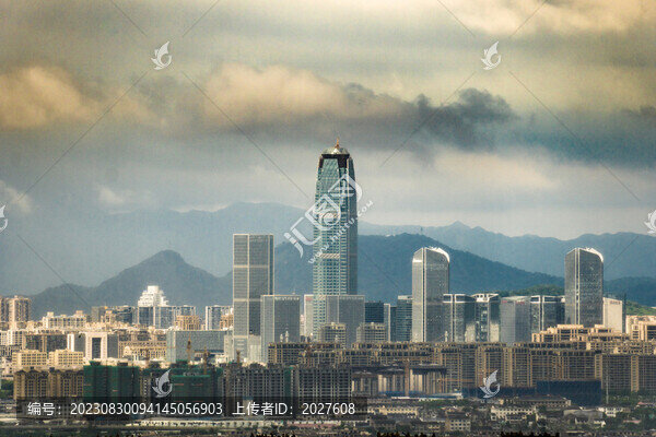 遙望臺州地標(biāo)建筑