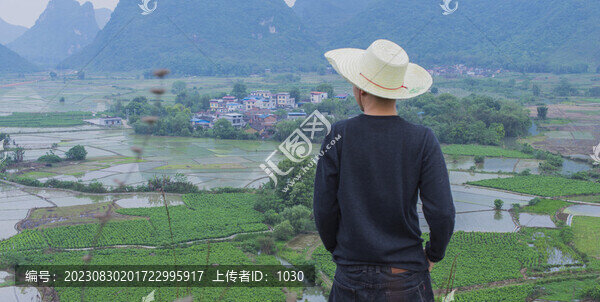 農民土地田園風光