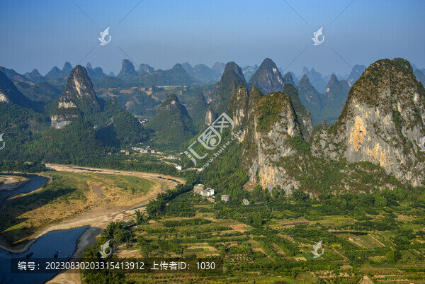 山景山峰群山