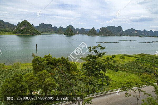 山水湖泊水域水庫