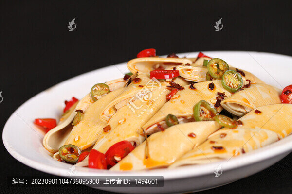 拌豆腐皮