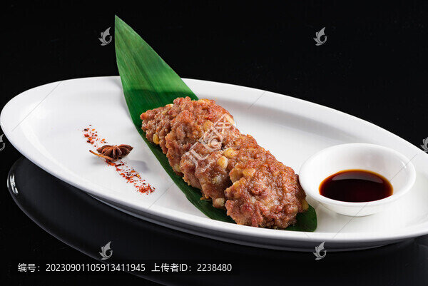 玉米肉餅