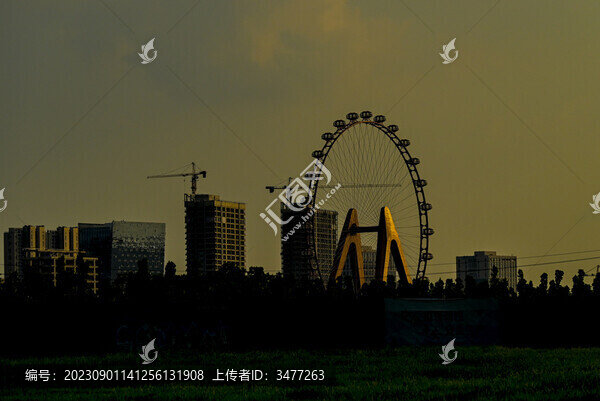 南京青奧公園附近摩天輪