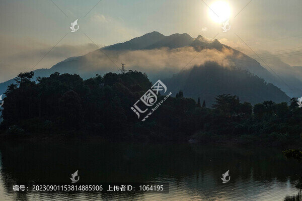流溪河日出