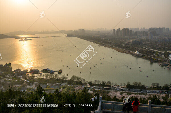 云龍湖夕陽(yáng)