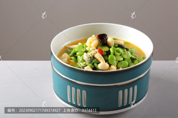 雞汁鮮蠶豆
