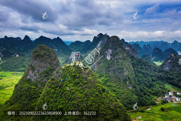 廣西桂林陽(yáng)朔如意峰景區(qū)纜車