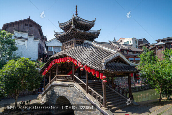 貴州凱里下司古鎮(zhèn)風(fēng)雨橋