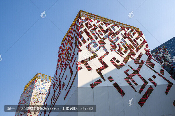 上海世博會場館建筑特寫