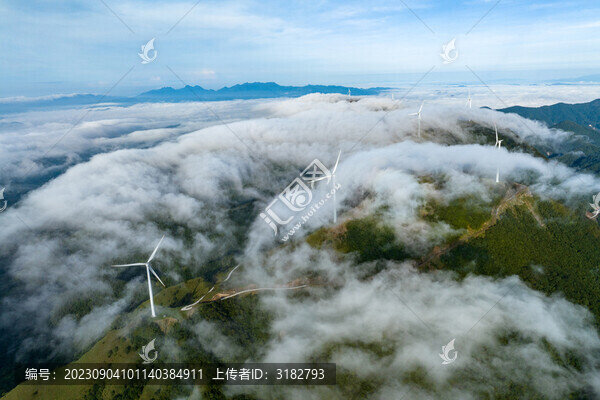 廣西岑溪市天龍頂日出霧海奇觀