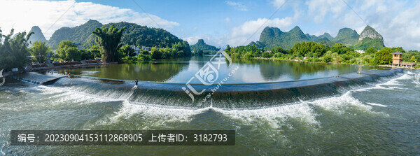 荔浦荔江國家濕地公園夏季風(fēng)光