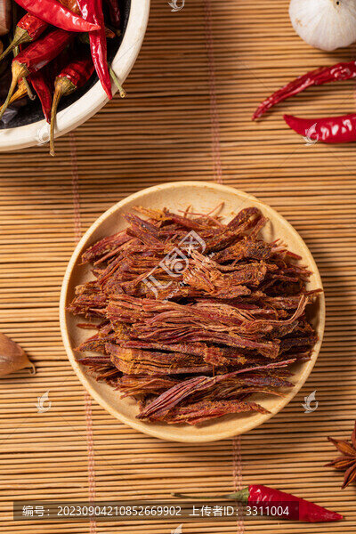 火燒干巴德宏手撕牛肉干