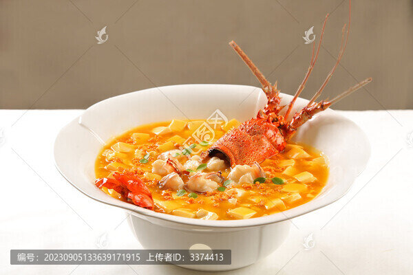 豆腐燒龍蝦