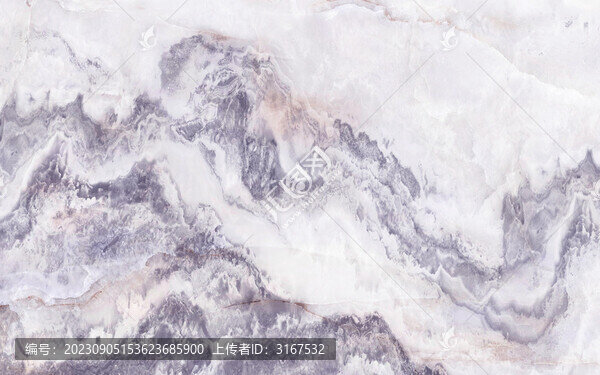 水墨紋透光山水玉石紋理背景