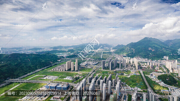 樂清城市風(fēng)光航拍