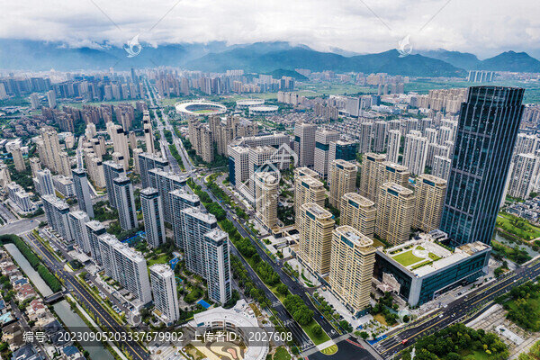 航拍樂(lè)清城市風(fēng)光