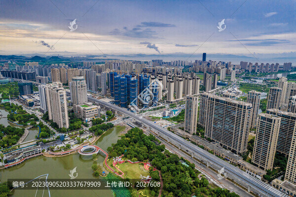航拍樂清城市風(fēng)光