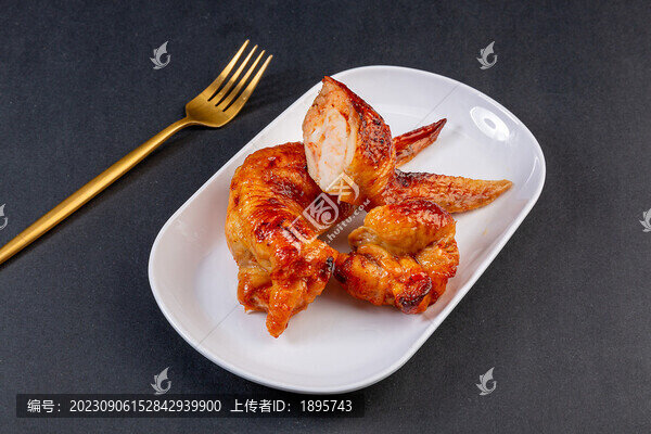 雞翅包蝦